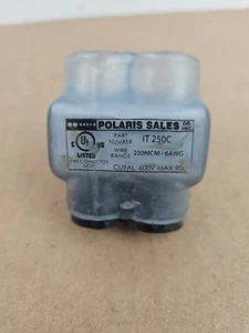 Polaris® IT-250C Vision Tap 250MCM-6AWG, Insulated Multi-Tap Connector, 2 Port - Picture 1 of 3