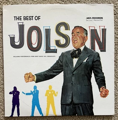 AL JOLSON - The Best of: 2LP w/ INNERS 1973 MCA 2-10002 Vinyl * Near MINT - Image 1 of 4