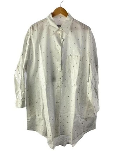 MAISON MARGIELA MM6 6PRINT CAMICIA ABITO S Cotone WHT Modello All over S62CT0198