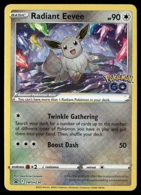 Radiant Eevee - Promo SWSH: Sword & Shield Promo Cards SWSH230 NM Pokemon TCG - Image 1 of 2