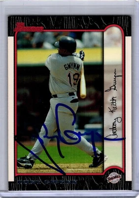 Bowman 1999 - Tony Gwynn #264 firmado Beckett Bas Bu86457 Hof Padres Foto 1 de 4