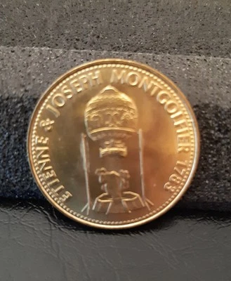 Münzen Shell Etienne & Joseph Montgolfier  1783 - Bild 1 von 2