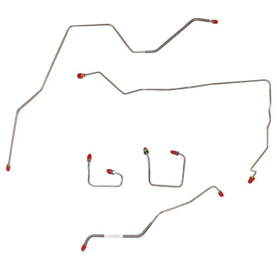 Kit de linha de freio dianteiro sem aço ABS WKT9141OM Jeep Cherokee 1995-2001 - Imagem 1 de 4