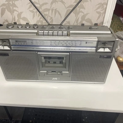 JVC Ghettoblaster Radio Kassette. Biphonic RC-656 LB sehr guter Zustand - Bild 1 von 4