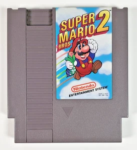 Solo cartucho de juego Super Mario Bros. 2 (Nintendo NES, 1988) Japón - Imagen 1 de 8