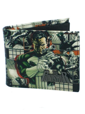 The Punisher Bi-Fold Wallet Marvel Comics Universe Frank Castle Brand New - Image 1 of 4