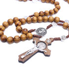 Handgefertigte runde Perle katholischer Rosenkranz Qualität Perlenkette religiöse Anhänger FD