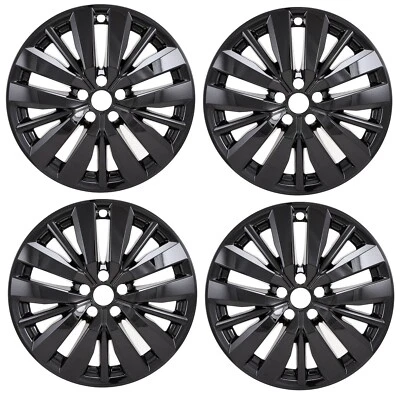 NEW 20" Gloss BLACK Covers Wheelskins SET for Nissan PATHFINDER - Image 1 of 3