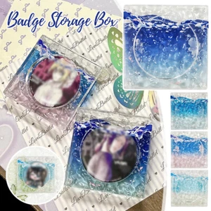 4pcs Badge Acrylic Storage Case Display Frames Brooch Storage Commemorative Box - Picture 1 of 18
