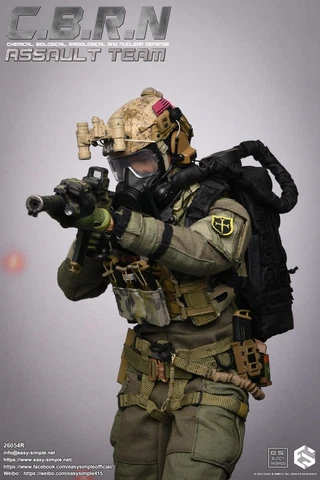 1:6 scale Easy & Simple CBRN Assault Team Regular Ver 12" Action Figure 26054R Cover
