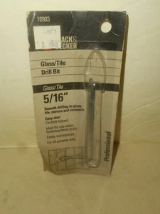 Broca para azulejos de vidrio Black & Decker 5/16" No. 16903 para todos los taladros portátiles nos - Imagen 1 de 9