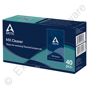 40 x Arctic MX Cleaner Chusteczki MX-6 MX-5 MX-4 Usuń termiczną mieszankę pasty Artic - Zdjęcie 1 z 2