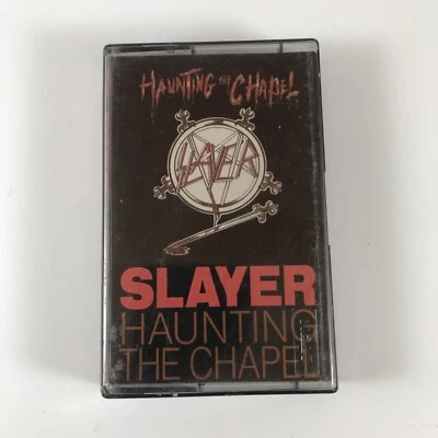 Slayer Haunting The Chapel Cassette Tape 1984 Restless Record Cobalt Metal Blade - Image 1 of 4