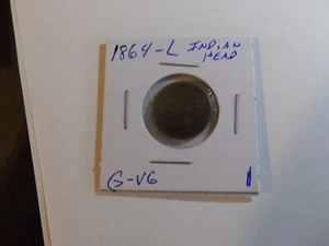 RARA DATA 1864-L TESTA DI INDIANO PENNY - Foto 1 di 10