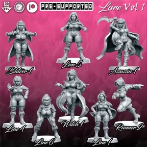 equipe feminine elfe noires fantasy convient a bloodbowl - Picture 1 of 2