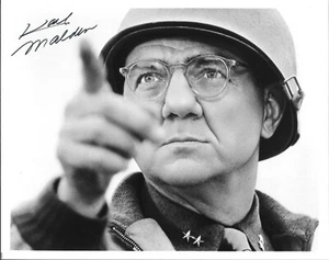 Karl Malden Authentic Signed BW 8" x 10" Glossy Photo Patton (1970) - Picture 1 of 1