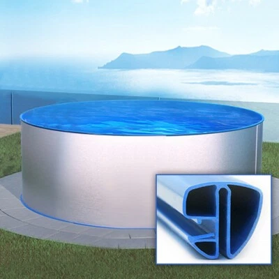 Rund Pool Ø 500 x 120 cm I Grund SET I blau 0,6 mm I SPZ Handlauf I 5 x 1,2 m - Bild 1 von 3