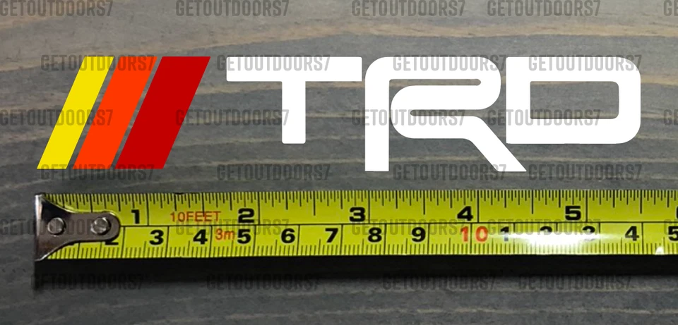 TRD 4Runner Decal Sticker 5.5" Toyota 4 Runner Tacoma FJ DIE CUT Retro Stripes - Image 1 of 1