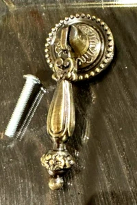 Antique-Brass Metal Drawer Pulls Handles Teardrop Vintage Cabinet Knobs Hardware - Picture 1 of 18