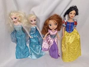 Disney Princess Doll Lot Frozen Elsa, Snow White, Sofia - Picture 1 of 16
