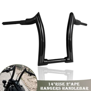 14'' Rise 2" Ape Hanger Handlebar Fit For Honda Fury VT1300CX - Bild 1 von 14