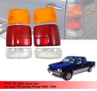 REAR TAIL LIGHT LENS LENSES Fit HONDA PASSPORT ISUZU PICKUP AMIGO TFR 1989-1994 - Image 1 of 4