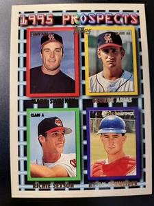 Tarjeta de radiocontrol Topps Sweeney Arias Sexson Schneider 1995 #122t - Imagen 1 de 2