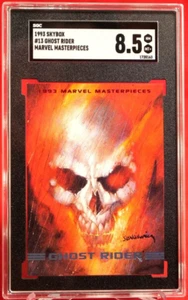 1993 Marvel Masterpieces Ghost Rider #13 SGC 8.5 - Picture 1 of 2