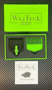 WezTeck One Klingenschutz Set 5 Längen in 1 Schutz verstellbar von # 0 - #2 neongrün - Bild 1 von 6