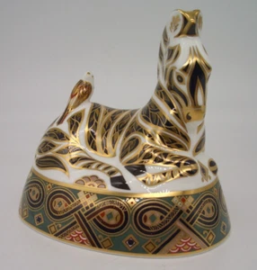 Peso de papel Royal Crown Derby "Zebra" de John Ablitt - Imagen 1 de 12
