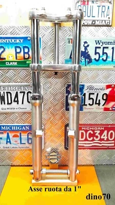 Harley Davidson forcella fork originale con steli da 39 mm x Sportster Dyna 1" - Immagine 1 di 4