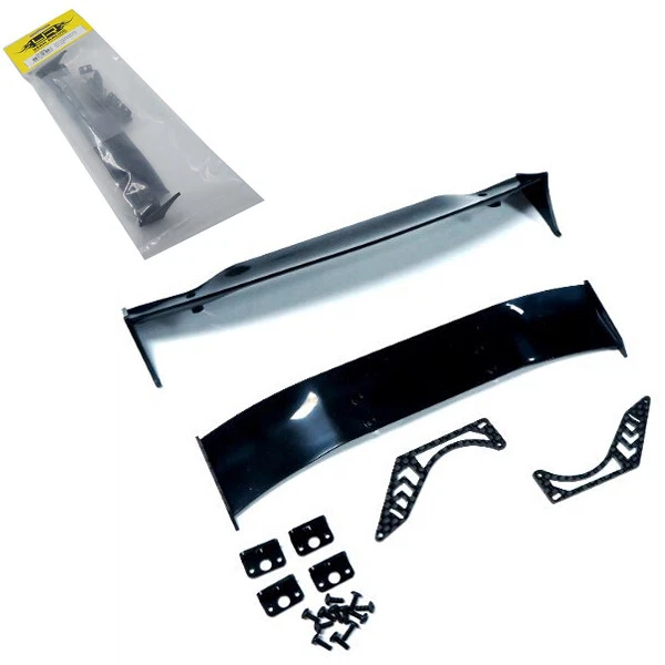 NEW Yeah Racing Carbon Graphite Spoiler Wing Mount w/Wings 1/10 FREE US SHIP - Image 1 of 1