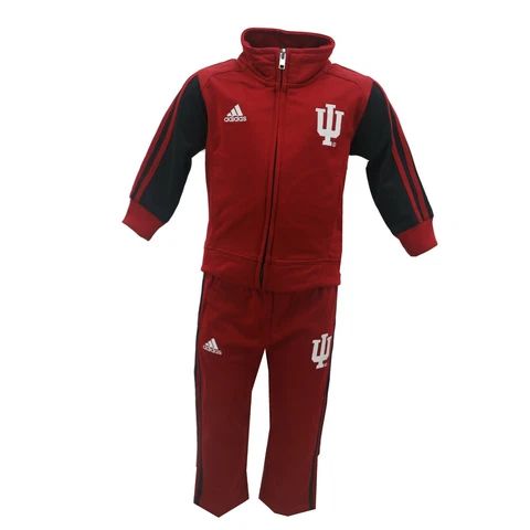Indiana Hoosiers NCAA Adidas Baby Infant Size Full Zip Jacket & Pants Combo Set Cover