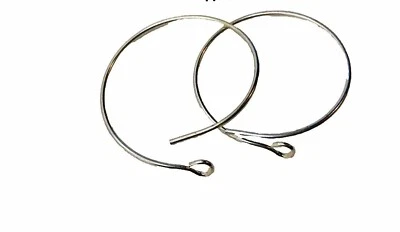 Juegos de 5 cables para pendientes de plata de ley aro Foto 1 de 2