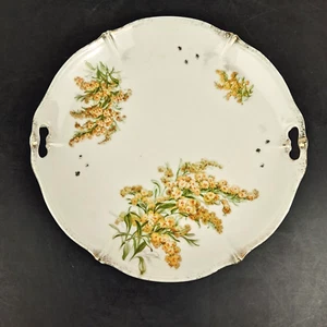 Vintage Weimer Germany Hand-Painted Porcelain 10" Decorative Serving Plate - Picture 1 of 5