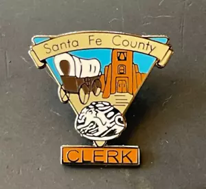 Santa Fe County Clerk Lapel Pin - Picture 1 of 2
