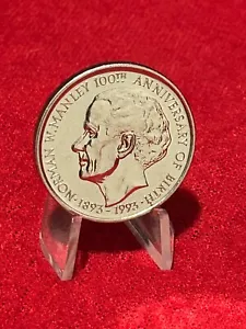 UNC 1993 Jamaica $5 Coin Norman W. Manley 100th Birth Anniversary + 2 Coins +++ - Picture 1 of 8