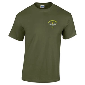 OFFICIAL Parachute Regiment IV (4 PARA) Embroidered 100% Cotton T-Shirt - Picture 1 of 11