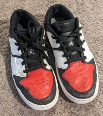 Мужские Air Jordan Nu ретро 1 низкие Chicago Varsity красно-белые черные dv5141-601 - Изображение 1 из 4