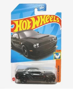 Hot Wheels '18 Dodge Challenger SRT Demon, Muscle Mania, 151/250 [black] - Picture 1 of 1