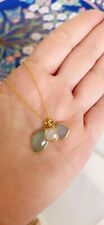 Shivam 925 Silver Necklace 18k Gold Plated With Authentic Gemstones