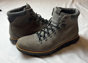 Cole Haan Zerogrand Wanderer Wasserdicht Leder Stiefel C28735 Grau Herren US 13 - Bild 1 von 14
