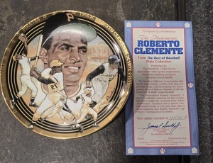 Roberto Clemente Commemorative Hamilton Collection Plate 6 1/2'' - Bild 1 von 2