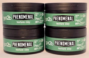Schwarzkopf Got2b Phenomenal Texture Clay For Matt Looks 400ml (4 x 100ml) - Picture 1 of 3