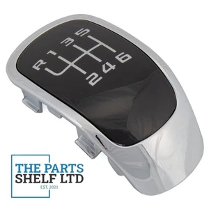 GENUINE SKODA OCTAVIA YETI MANUAL 6 SPEED GEAR KNOB BLACK NEW - Picture 1 of 4