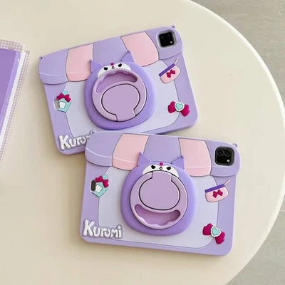 For iPad 11th A16 10th 10.9" 9 8 mini 7 6 Air Pro 11 Kuromi Kid Stand Case Cover - Image 1 of 4