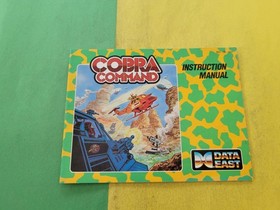 Cobra Command Nintendo NES Instruction Manual Only