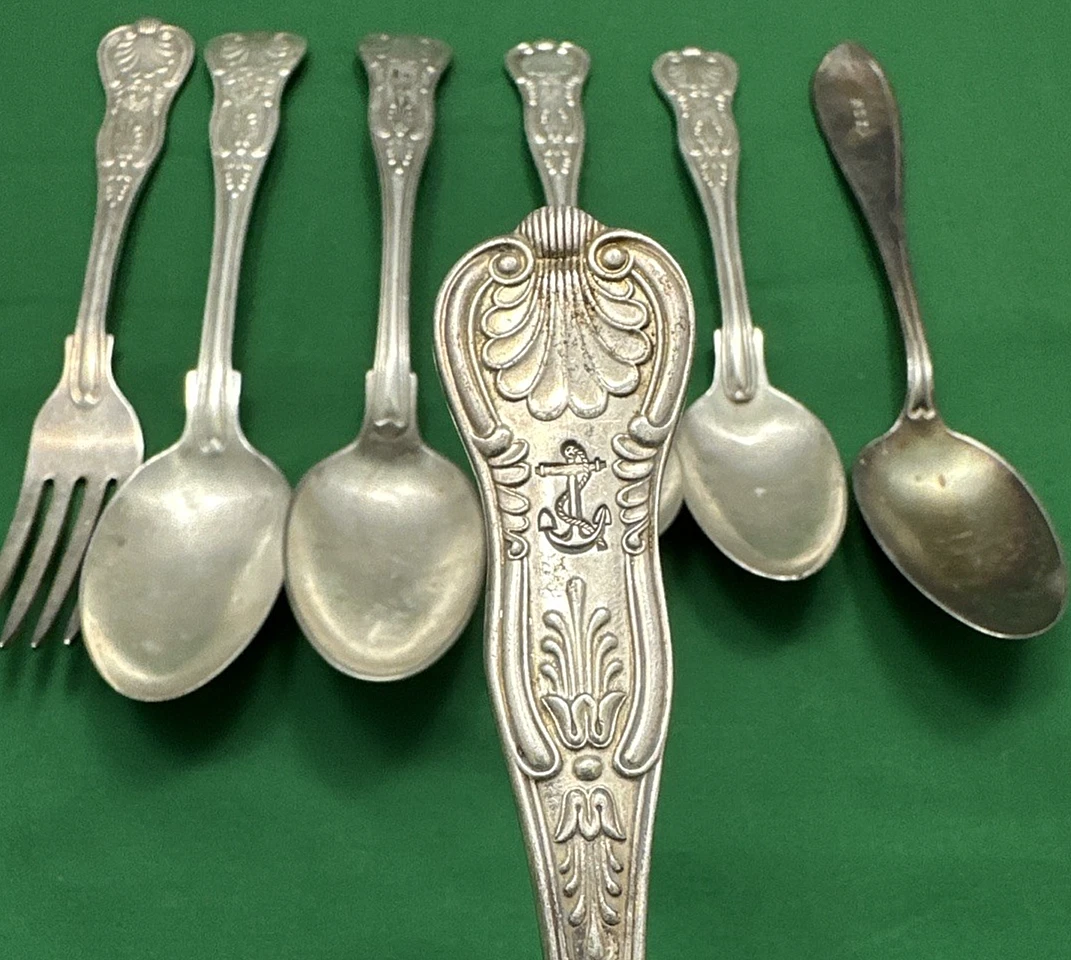 Usn Silver In Antique Us Silver-Plated Flatware for sale | eBay