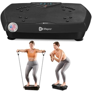 Lifepro Vibration Plate Exercise Machine w/ Magnetic Acupoints Full Body Fitness - Picture 1 of 9