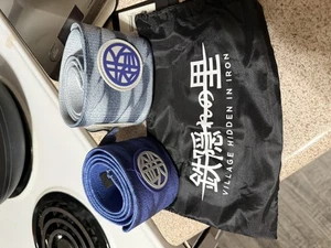 Village Hidden In Iron Blue Bird Wrist Straps, Large. New. - Picture 1 of 14